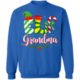 Grandma Elf Grandmother Nana ugly Christmas Holiday Sweater sweatshirt