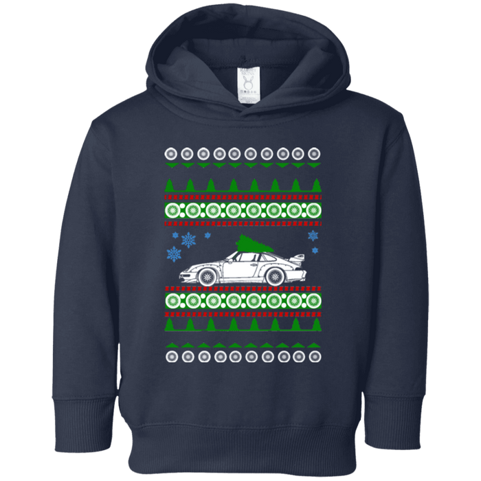 german car similar to a 993 GT2 Ugly Christmas Sweater hoodie kids sweatshirt