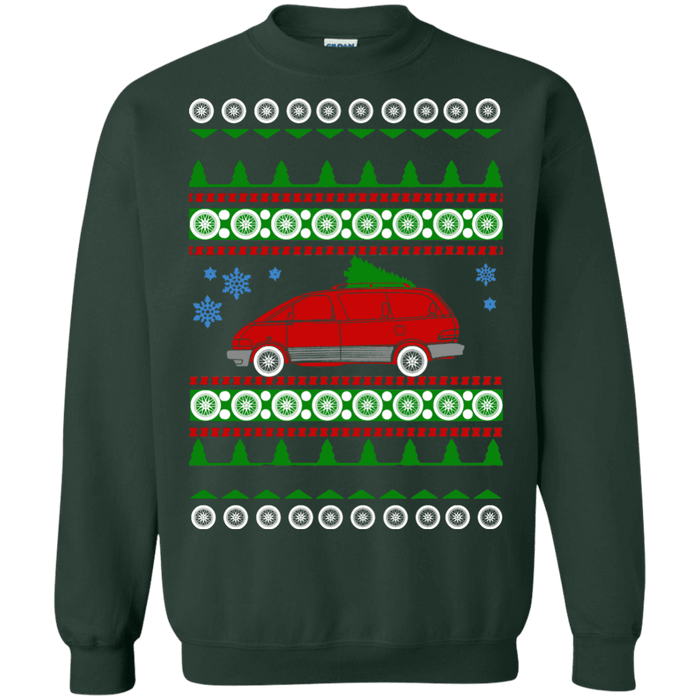 Toyota Previa Red 1991 Ugly Christmas Sweater sweatshirt