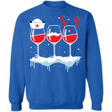 Nurse Wine Ugly Christmas Sweater Holiday sweatshirt