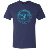 Forged Aqua Logo mens tri-blend T-shirt