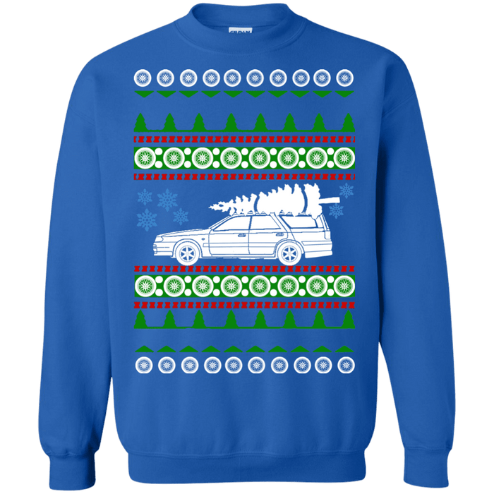 Nissan Stagea R34 White Tree ugly christmas sweater sweatshirt