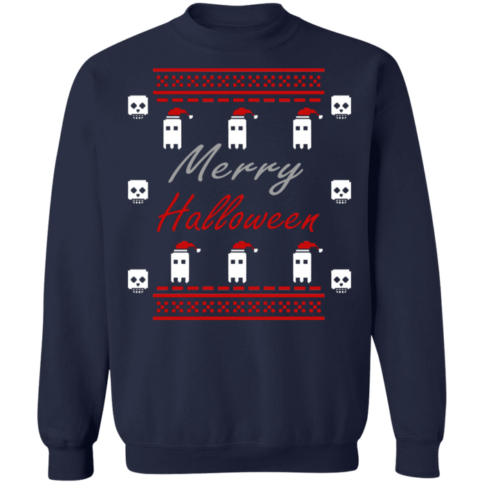 Merry Halloween Ugly Christmas Sweater sweatshirt