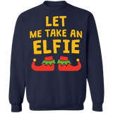 let me take an elfie ugly christmas sweater sweatshirt