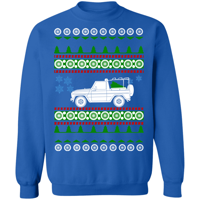 German SUV Mercedes 240GD Ugly Christmas Sweater sweatshirt