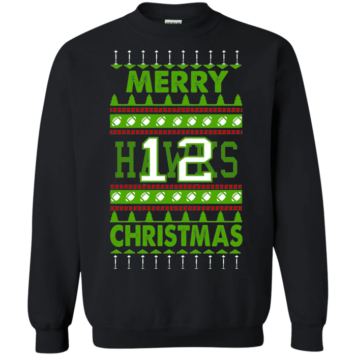 Seattle 12th Man Seahawks Fan Ugly Christmas Sweater PNW sweatshirt