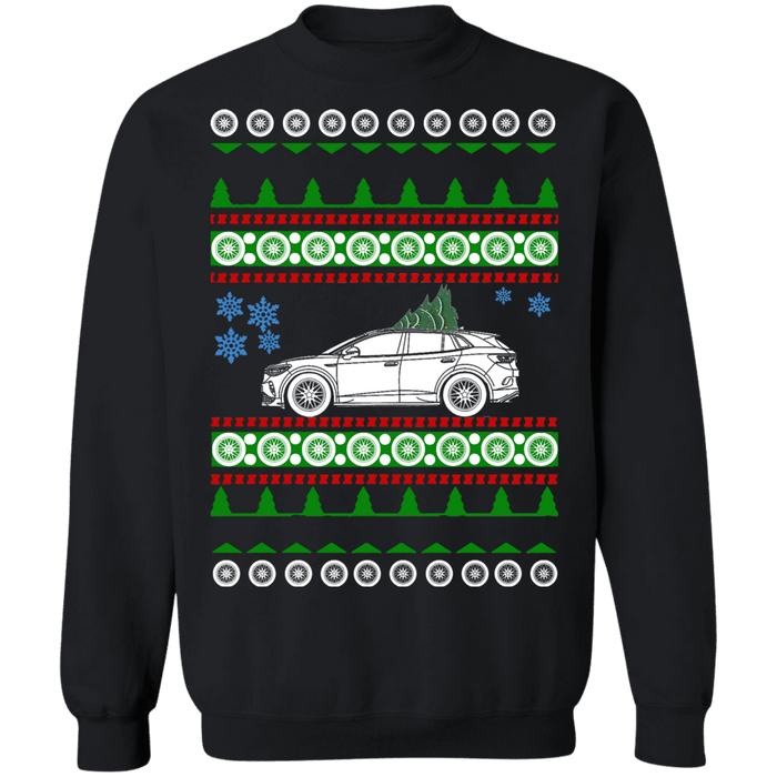 German Car ID4 Ugly Christmas Sweater Sweatshirt