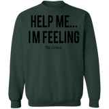 Help me I'm feeling the Grinch Ugly Christmas Sweater sweatshirt