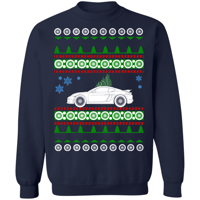 German Car similar to a 718 ugly Christmas Sweater Sweatshirt sweatshirt