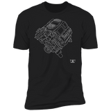 302 Boss Engine Blueprint Series T-shirt