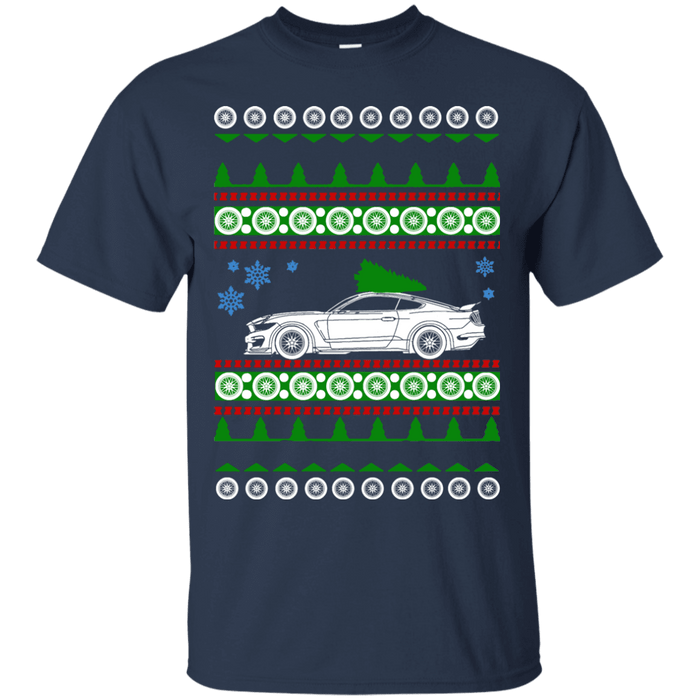 Mustang Shelby GT350R Ugly Christmas T-shirt sweatshirt