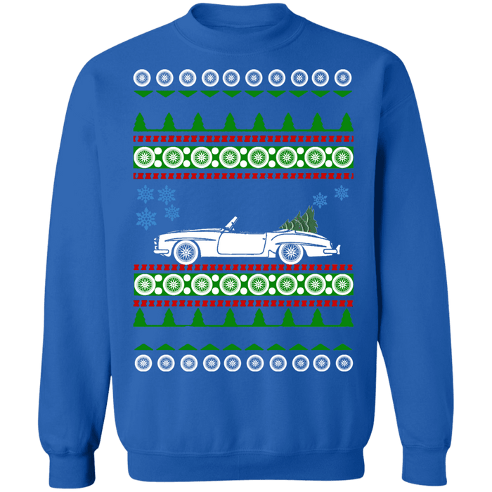 German Car 1959 Mercedes 190 SL Ugly christmas sweater