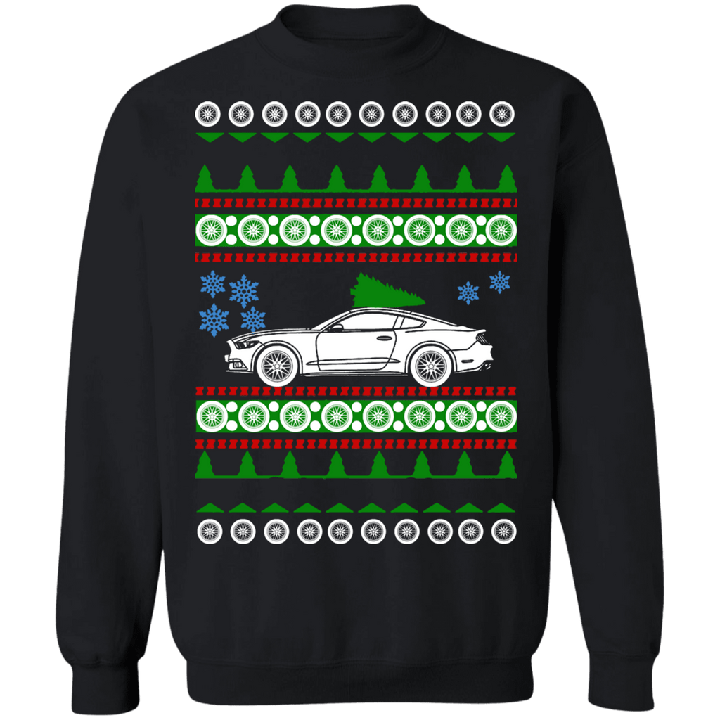 American Hot Rod 2019 Ford Mustang Bullitt Ugly Christmas Sweater Sweatshirt sweatshirt
