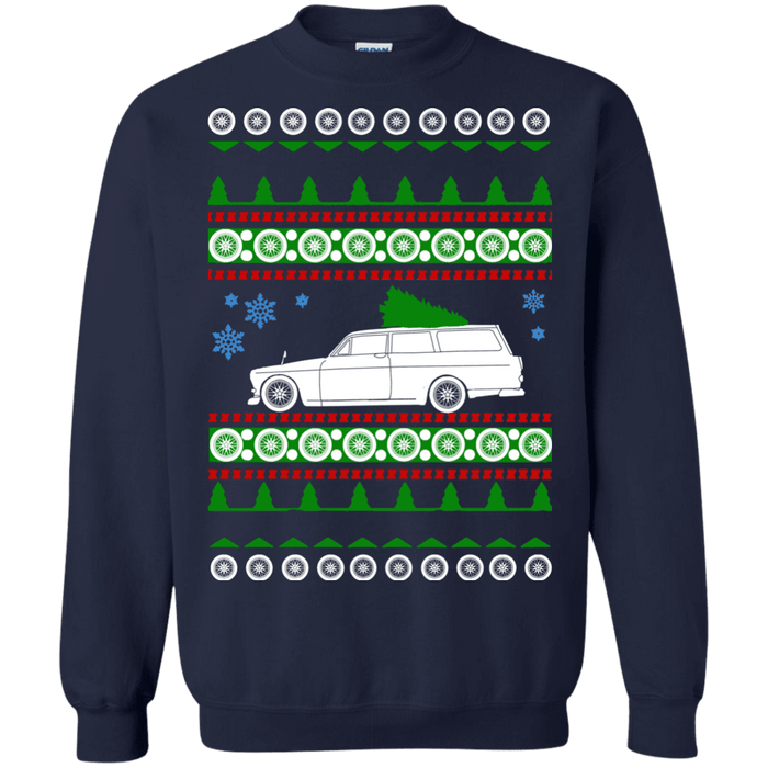 Swedish Car like a  122 Wagon Ugly Christmas Sweater sweatshirt