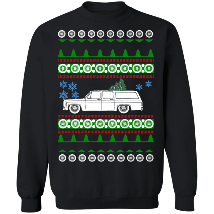 Chevy Suburban 7th gen Ugly christmas sweater v1