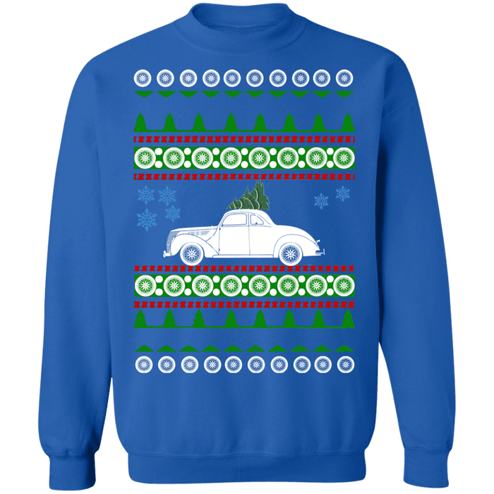 Ford Coupe 1937 Ugly Christmas Sweater