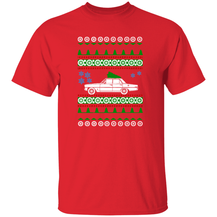 Nova 4 door ugly christmas youth short sleeve t-shirt