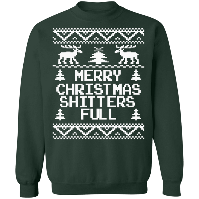 Shitters Full Merry Christmas Ugly Sweater Vacation sweatshirt