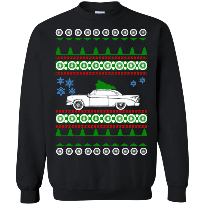 Coronet D500 1956 american car or truck like a  Ugly Christmas Sweater sweatshirt