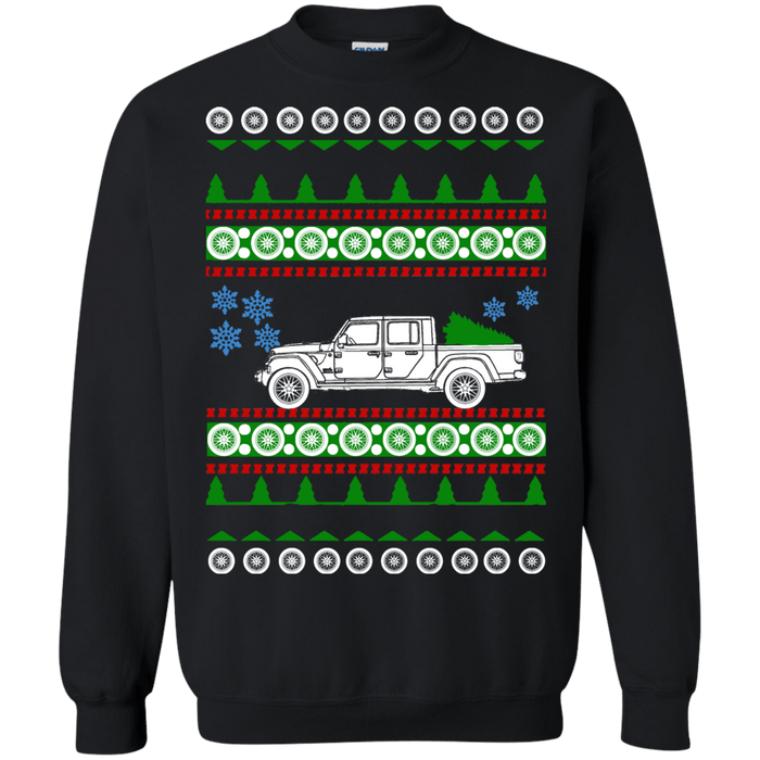 Pick Up off road american vehicle Gladiator Ugly Christmas Sweater sweatshirt