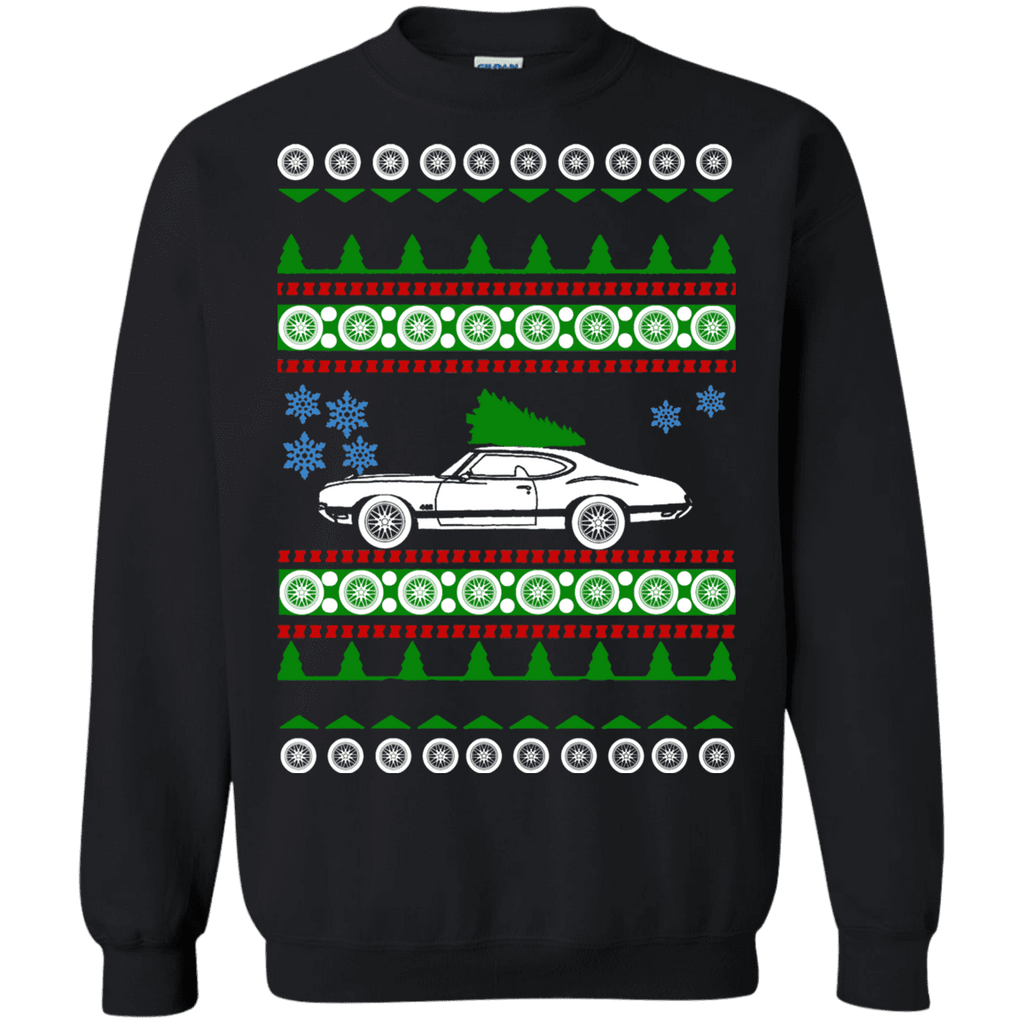 Oldsmobile 442 Ugly Christmas Sweater sweatshirt V1