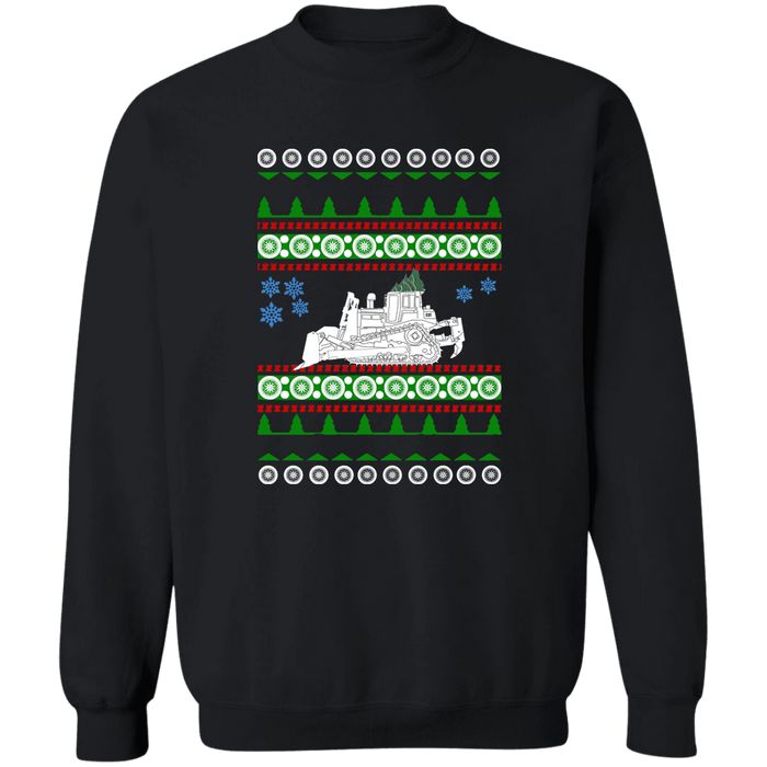 Bull Dozer D8 Ugly Christmas Sweater Sweatshirt