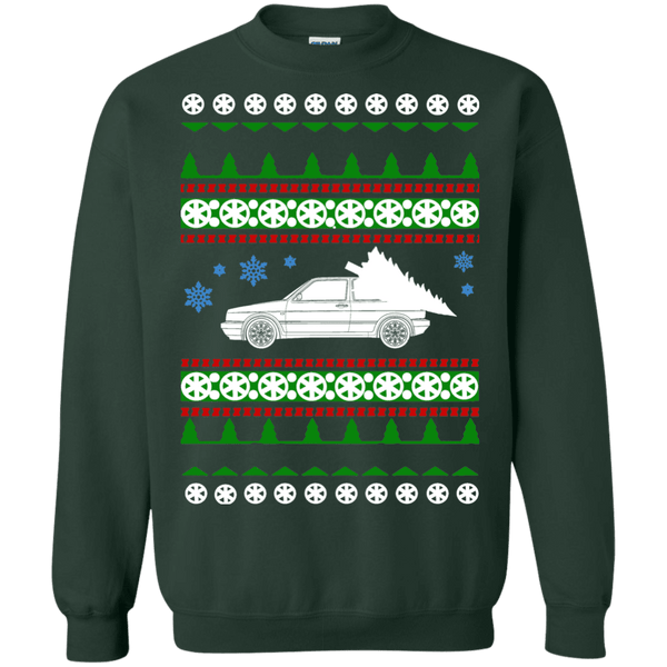 vw mk2 gti golf ugly christmas sweater