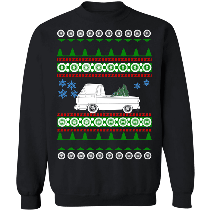 Truck like 1969 american car or truck like a  A100 Ugly Christmas Sweater Sweatshirt