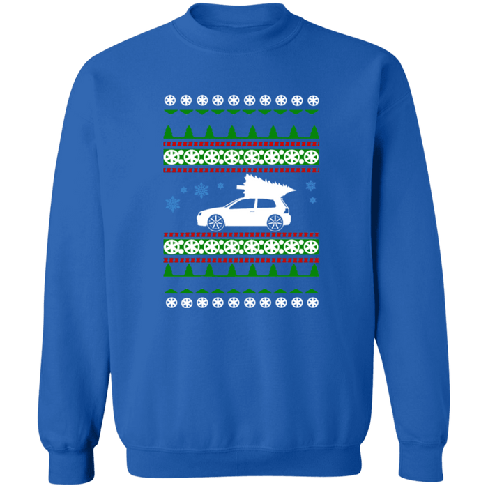 German Car like a mk4 R32 Ugly Christmas Sweater Sweatshirt