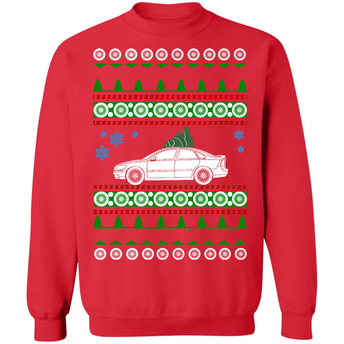 Swedish Car like a  S40 2006 Ugly Christmas Sweater Sweatshirt sweatshirt