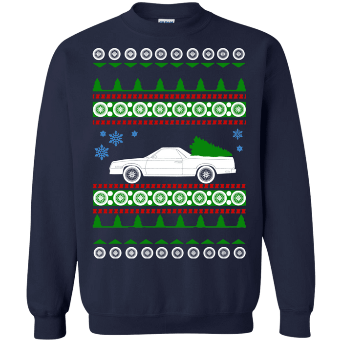 Chevy El Camino ugly christmas sweater sweatshirt 1986