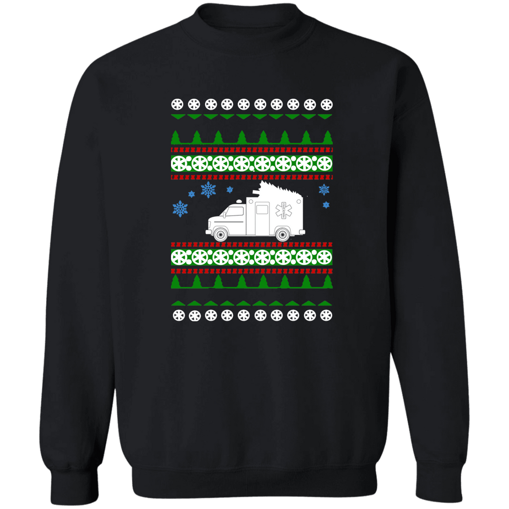 Ambulance EMT Ugly Christmas Sweater Sweatshirt