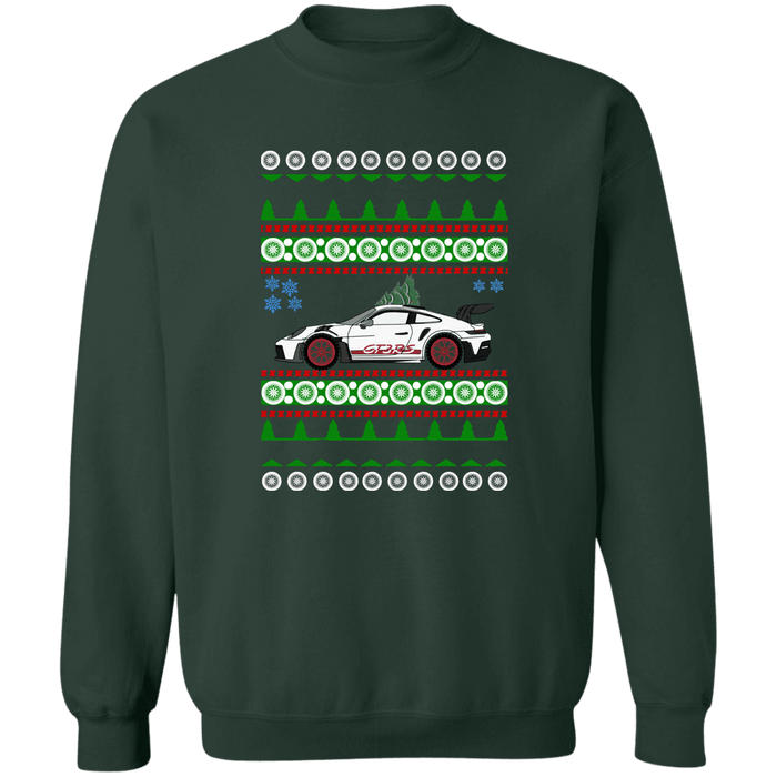 German Car like a 992 GT3 RS Ugly Christmas Sweater Sweatshirt