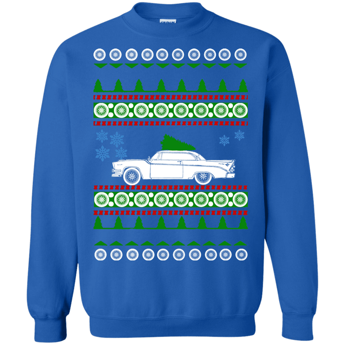 Coronet D500 1956 american car or truck like a  Ugly Christmas Sweater sweatshirt