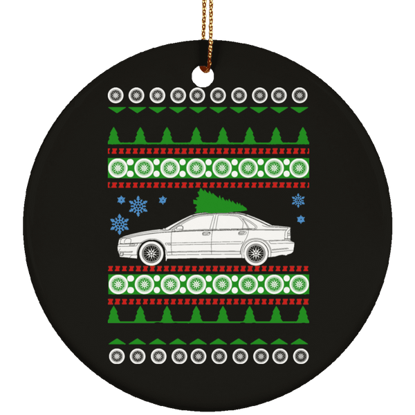 Volvo S80 Ugly Christmas Sweater Ornament