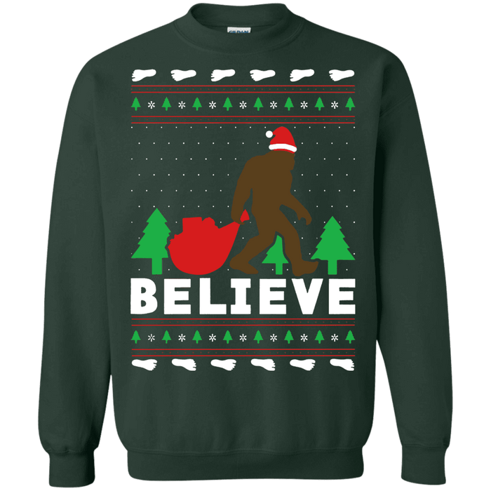 Sasquatch BigFoot Ugly Christmas Sweater sweatshirt