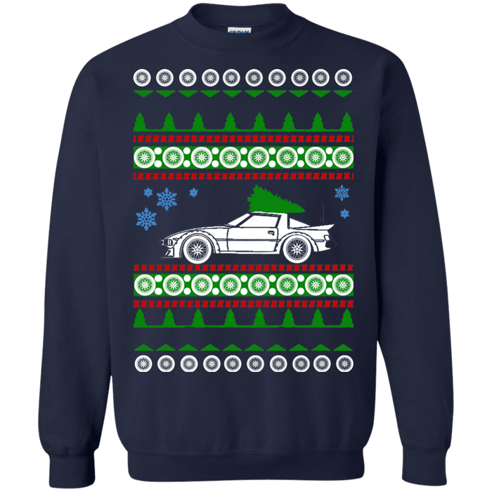 Mazda RX7 Ugly Christmas Sweater Gen 1 sweatshirt