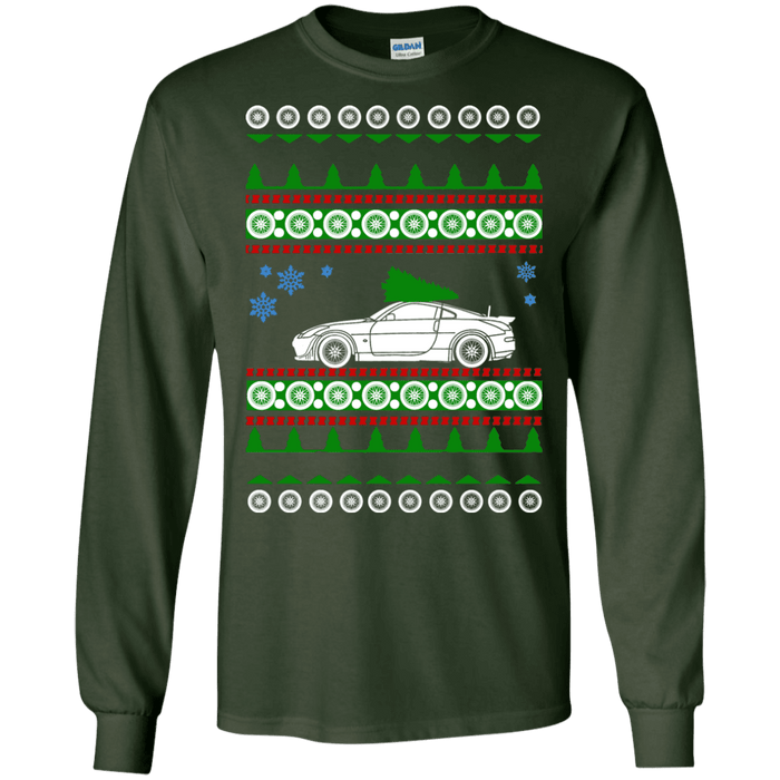 Nissan 350Z ugly christmas "sweater" long sleeve t-shirt sweatshirt