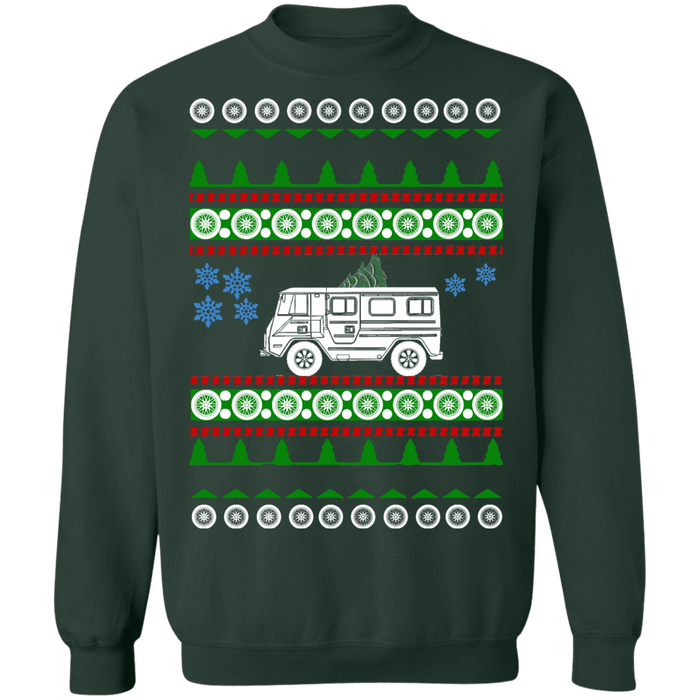 Swedish Car Swedish Car like a  C202 Laplander Van Camper offroad Ugly Christmas Sweater Sweatshirt