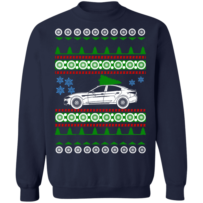 Alfa Romeo Giulia Quadrifoglio Ugly Christmas Sweater sweatshirt