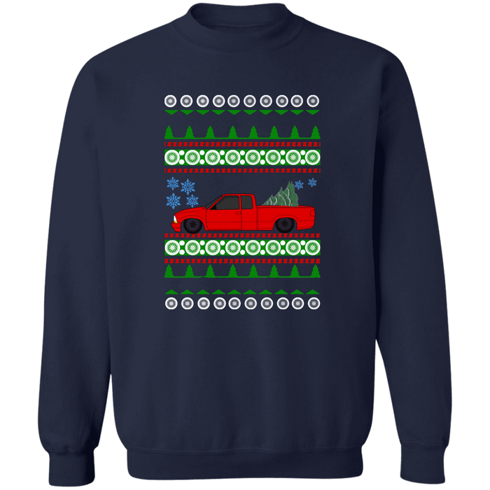 2nd Generation S10 Extended Cab Lowrider Ugly Christmas Sweater Sweatshirt