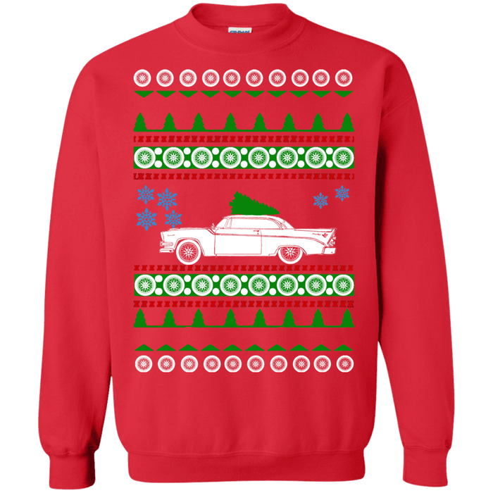 Coronet D500 1956 american car or truck like a  Ugly Christmas Sweater sweatshirt