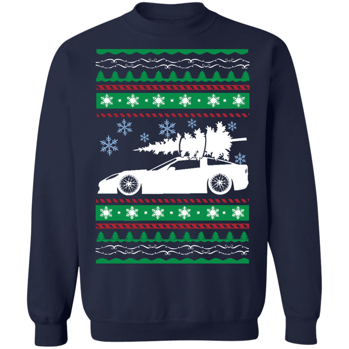 New C6 Corvette white tree Ugly Christmas Sweater Sweatshirt