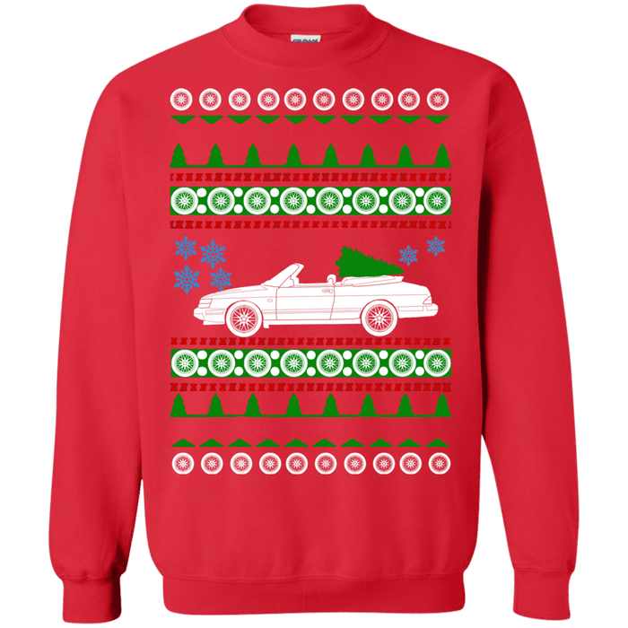 Saab 900 Convertible Ugly Christmas Sweater sweatshirt