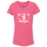 Tool and Dye Classic white Anvil logo girls t-shirt