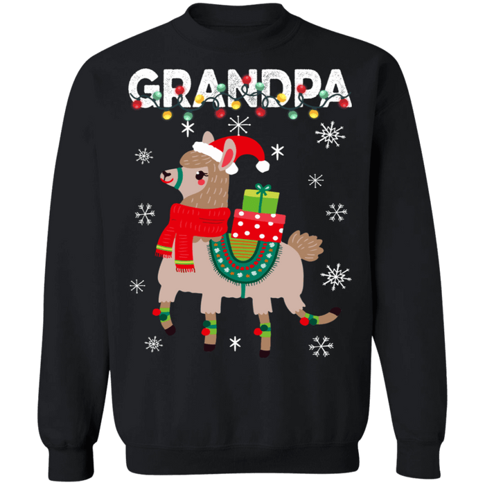 Grandpa Llama Ugly Christmas Sweater sweatshirt