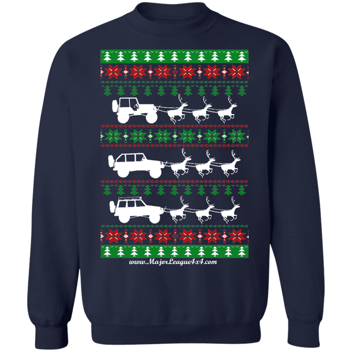 Merry off road american vehiclemas off road american vehicle Ugly Christmas Sweater v4