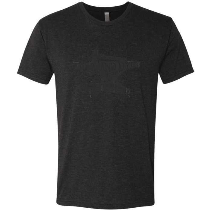 Pedal to the Metal black logo mens tri-blend