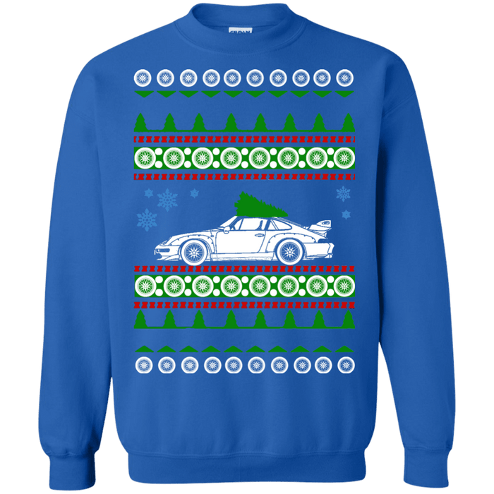 german car similar to a  993 Ugly Christmas Sweater sweatshirt