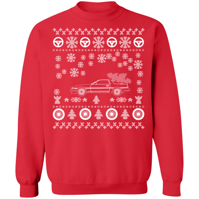 Car like a mk3 Supra ugly christmas sweater V2